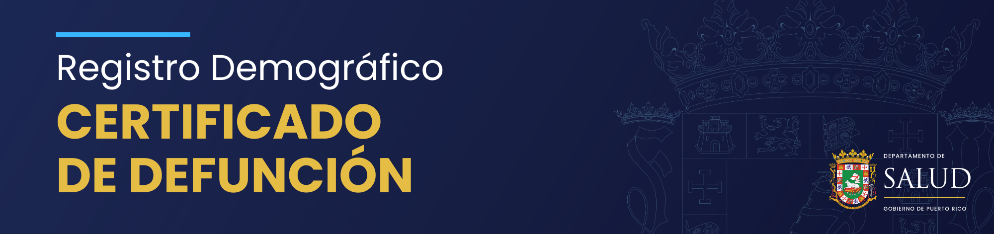 Imagen de un certificado de defunción