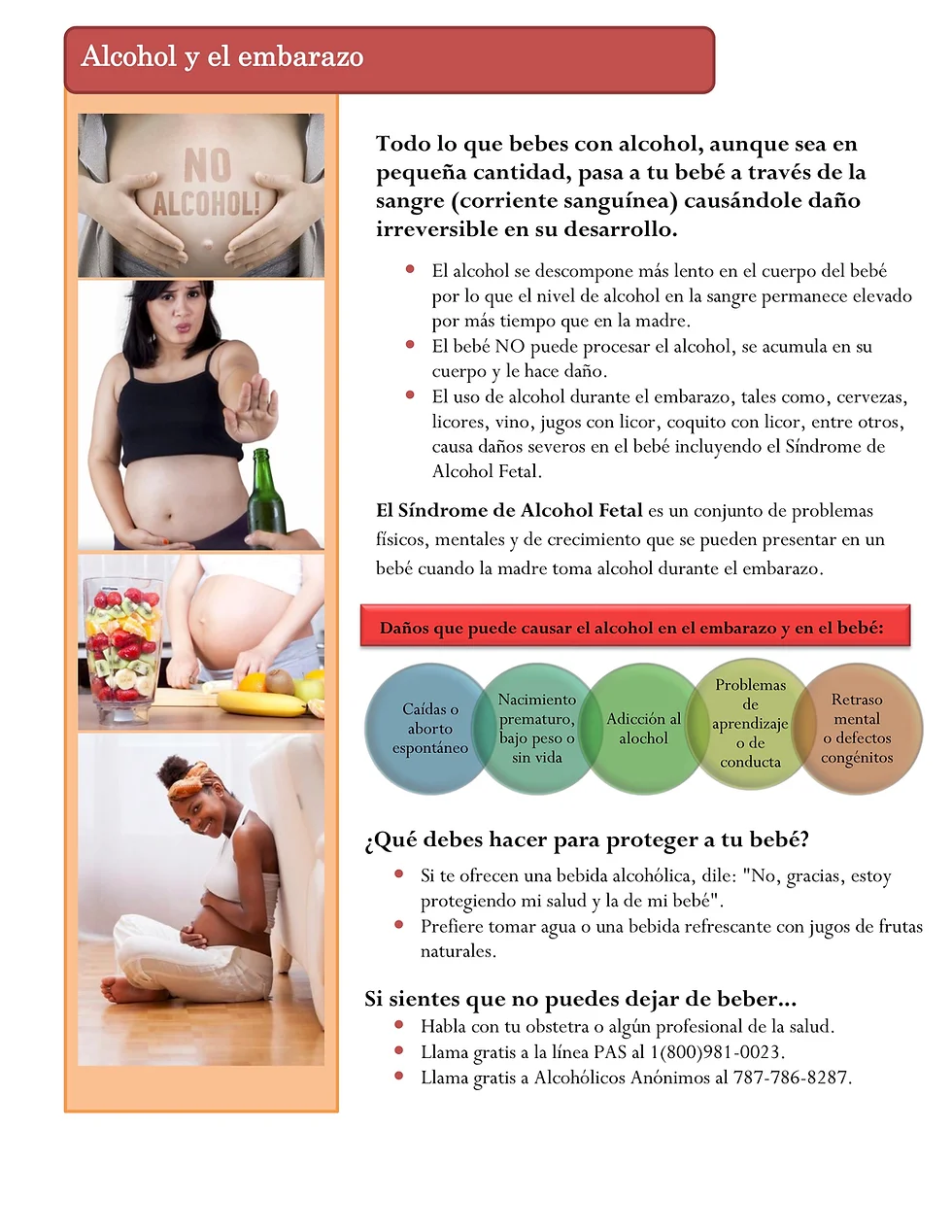 Alcohol y embarazo