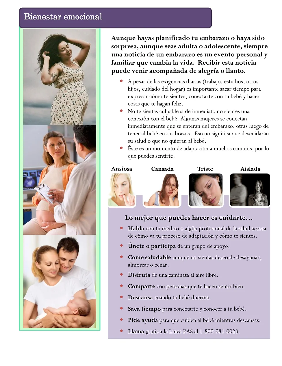 Bienestar emocional